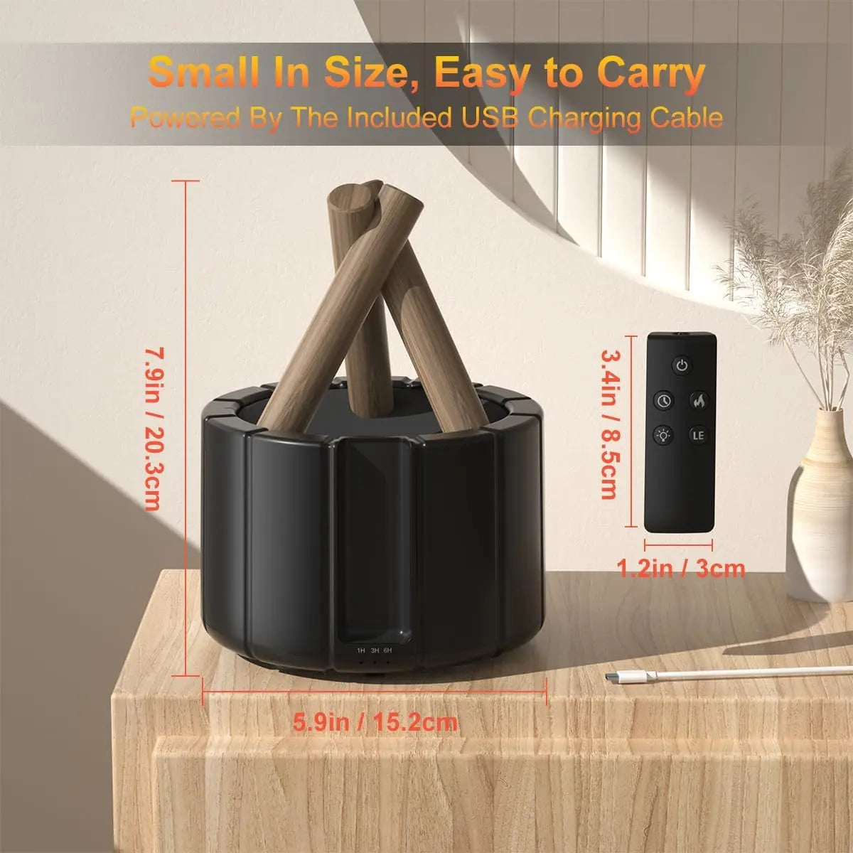 Campfire Aroma Diffuser – Hogar Saludable con Estilo